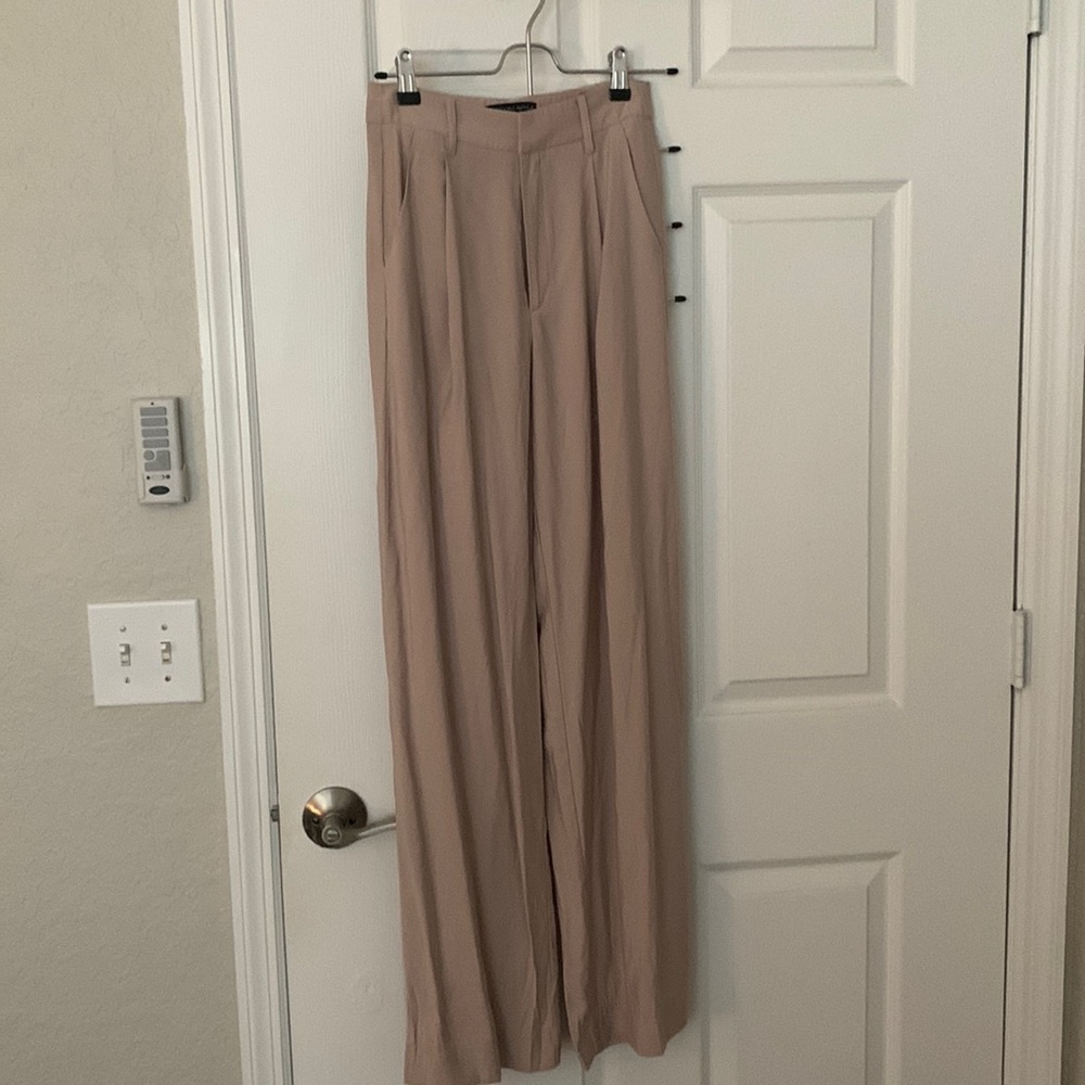 Wide leg trousers, size S, Cotton Candy